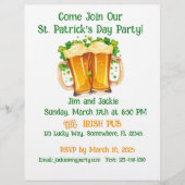 Irish Beer St. Patrick's Day Party Flyer (Vorne)