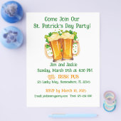 Irish Beer St. Patrick's Day Party Flyer (Einzeln)