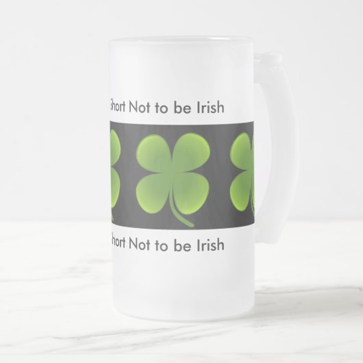Irish Beer Tasse (VorderseiteRechts)