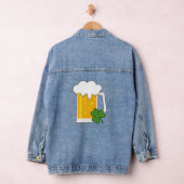 Irish Beer Tasse mit Kleeblatt Clover Jeansjacke (Hangar)