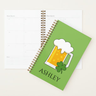 Irish Beer Tasse mit Kleeblatt Clover Personalis Planer