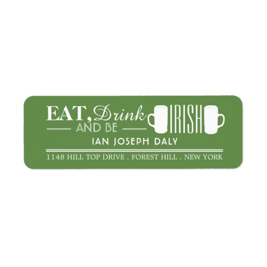 Irish Beer Tasse St Patrick's Day (Vorne)