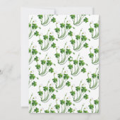 Irish Beers & Cheer St. Patrick's Day Party Einladung (Rückseite)