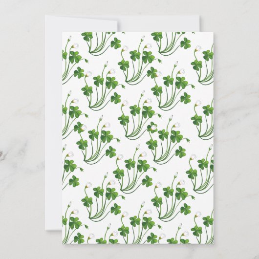 Irish Beers & Cheer St. Patrick's Day Party Einladung (Rückseite)