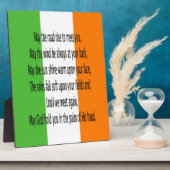 Irish Bessing Prayer Fotoplatte (Seite)