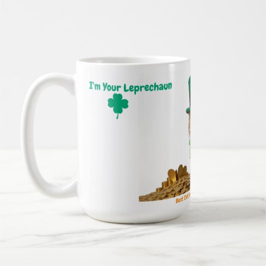 Irish Best Cat Mom in the World Kaffeetasse (Links)