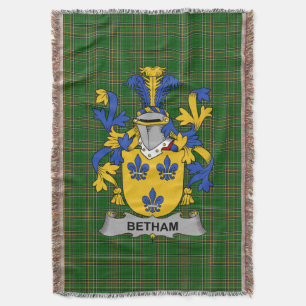 Irish Betham Coat of Arms Familienwappen Irland Decke