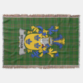 Irish Betham Coat of Arms Familienwappen Irland Decke (Vorderseite)