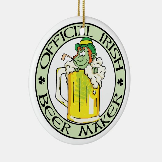 Irish Biermacher Keramikornament (Rechts)