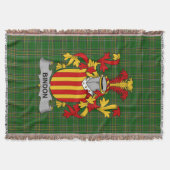 Irish Bindon Coat of Arms Familienwappen Irland Decke (Vorderseite)