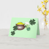 Irish Birthday Card Karte (Gelbe Blume)