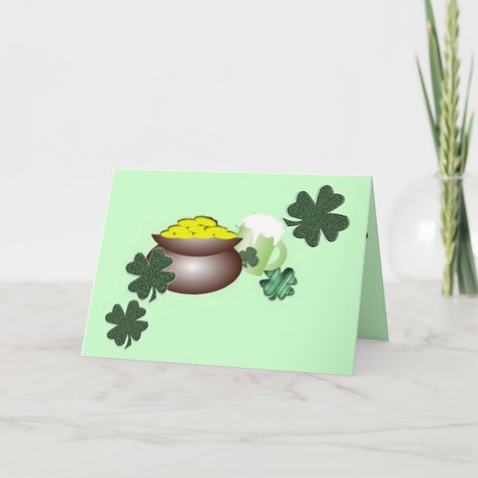 Irish Birthday Card Karte (Vorderseite)