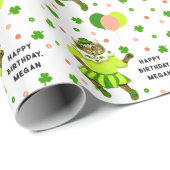 Irish Birthday Gift Geschenkpapier (Rolleneckpunkt)
