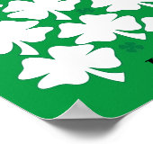 Irish Birthday Gift - Guest Book Poster (Ecke)