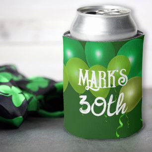 Irish Birthday Green Balloons Dosenkühler