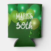 Irish Birthday Green Balloons Dosenkühler (Vorderseite)