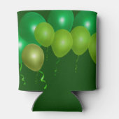 Irish Birthday Green Balloons Dosenkühler (Rückseite)