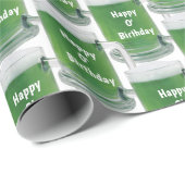 Irish Birthday Green Beer Geschenkpapier (Rolleneckpunkt)