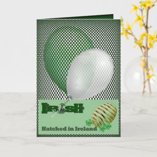 Irish Birthday Karte (Gelbe Blume)