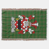Irish Blacke Coat of Arms Familienwappen Irland Decke (Vorderseite)