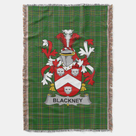 Irish Blackney Coat of Arms Familienwappen Irland Decke