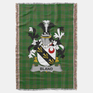 Irish Bland Coat of Arms Familienwappen Irland Decke