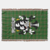 Irish Blayney Coat of Arms Familienwappen Irland Decke (Vorderseite)