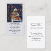 Irish Bled Blue Red Green Orange Yellow Visitenkarte (Vorne/Hinten)