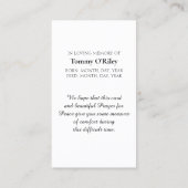 Irish Bled Blue Red Green Orange Yellow Visitenkarte (Rückseite)