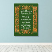 IRISH BLESSEN auf Leinwand (Insitu (Holzboden))