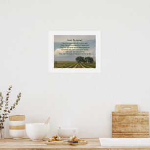 Irish Blessing Ackerlandschaft Poster