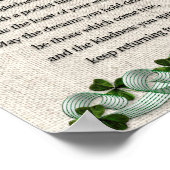 Irish Blessing Art Foam Board Poster (Ecke)