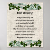 Irish Blessing Art Foam Board Poster (Vorne)