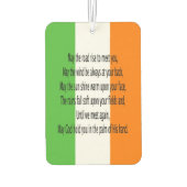 Irish Blessing Autolufterfrischer (Rückseite)