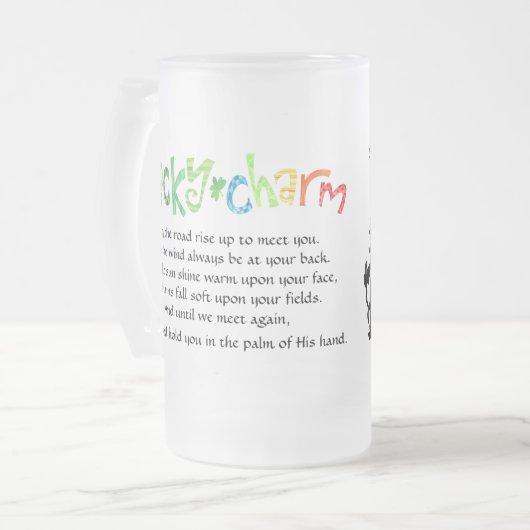Irish Blessing Beer Tasse - SRF (Vorderseite Links)