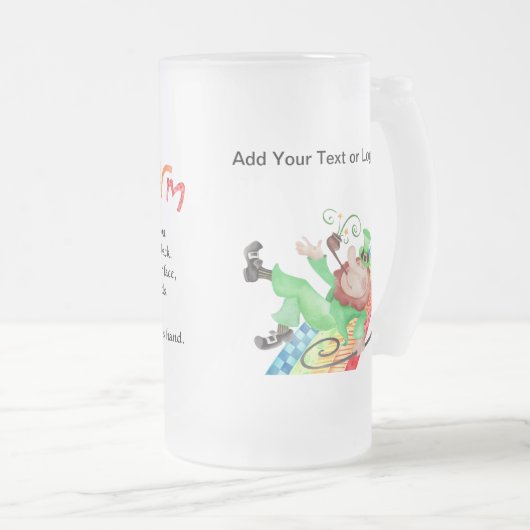 Irish Blessing Beer Tasse - SRF (VorderseiteRechts)