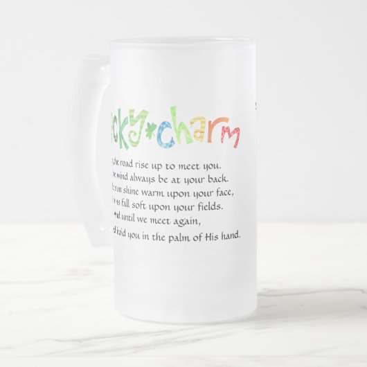 Irish Blessing Beer Tasse - SRF (Vorderseite Links)