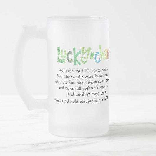 Irish Blessing Beer Tasse - SRF (Links)