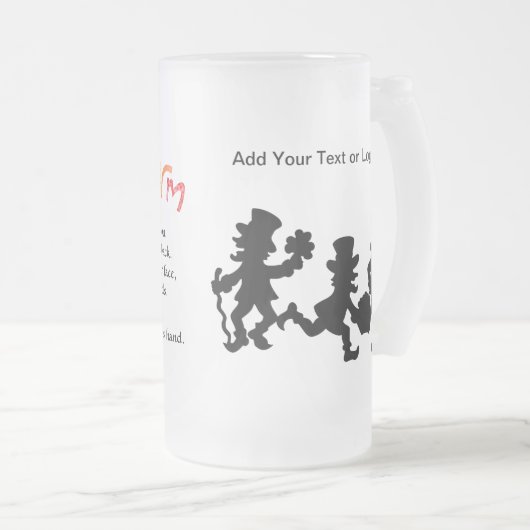 Irish Blessing Beer Tasse - SRF (VorderseiteRechts)