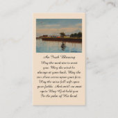 Irish Blessing Boote im Trockendock  Visitenkarte (Vorderseite)