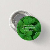 Irish Blessing Button (Vorne & Hinten)