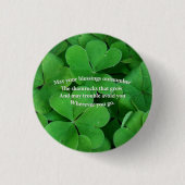Irish Blessing Button (Vorderseite)