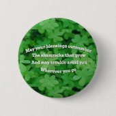 Irish Blessing Button (Vorderseite)