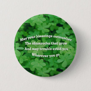 Irish Blessing Button