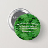 Irish Blessing Button (Vorne & Hinten)