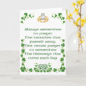 Irish Blessing Card aus Irland Option 7 Karte (Gelbe Blume)