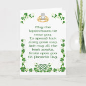 Irish Blessing Card from Ireland Option 6 Karte (Vorderseite)