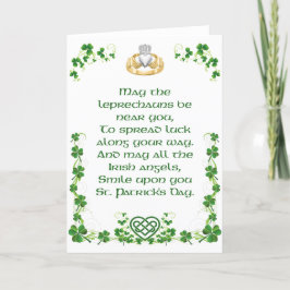 Irish Blessing Card from Ireland Option 6 Karte