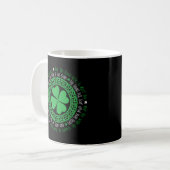 Irish Blessing Celtic Knot 4 Leaf Clover - St Patr Kaffeetasse (Vorderseite Links)