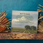 Irish Blessing Farmland Foto Fotoplatte (Seite)